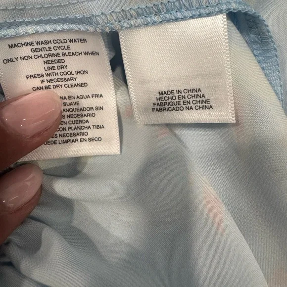 RACHEL Rachel Roy Floral Blue Dress - Picture 9 of 11